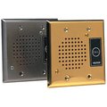 Valcom Flush Mount Doorplate Speaker, Stainle V-1072A-ST